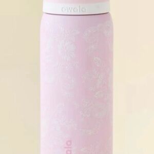 Pink Floral Water Bottle